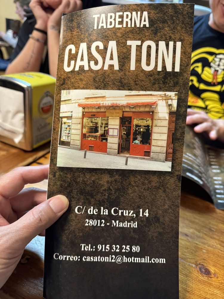 Casa Toni Menu - Image 4