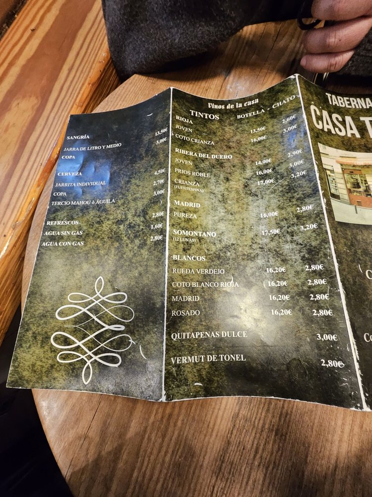 Casa Toni Menu - Image 5