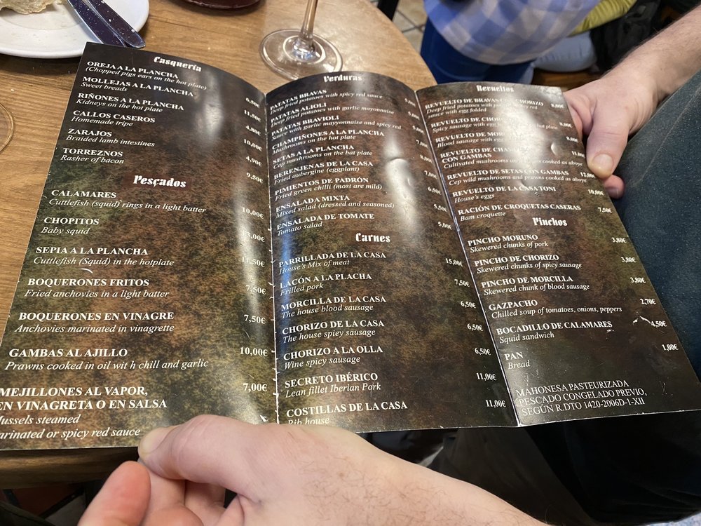 Casa Toni Menu - Image 7