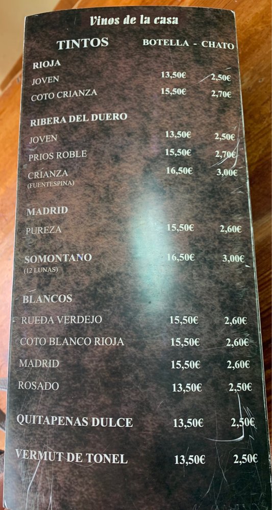 Casa Toni Menu - Image 9